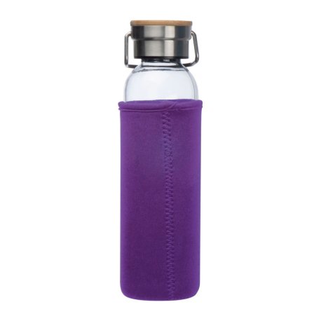 Sklenená fľaša s neoprénovým krytom, 600 ml > fialová(violet)