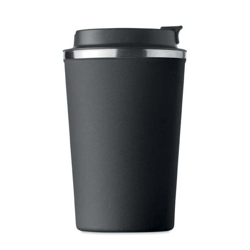 Dvojstenný pohárik 350 ml > čierna