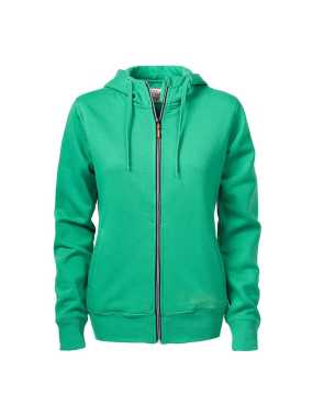 Dámska mikina (PRINTER ESSENTIALS OVERHEAD LADY) > zelená (fresh) > L