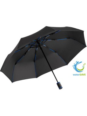 Skladací dáždnik (FARE Mini umbrella AOC-Mini Style) > čierna / modrá (euro)