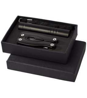 Vreckový nôž a baterka > čierna