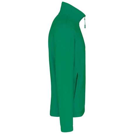 Pánska fleece bunda (KARIBAN FALCO - FULL ZIP MICROFLEECE JACKET) > zelená (kelly) > 2XL