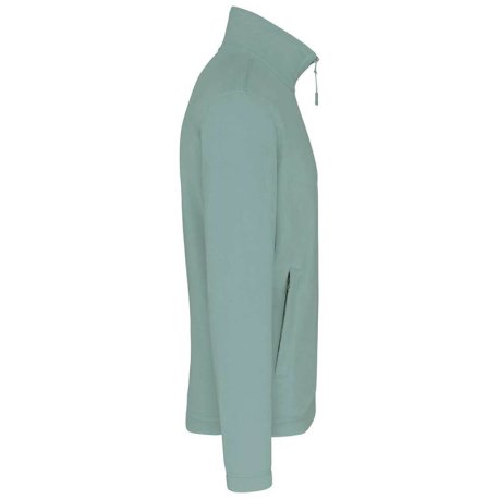 Pánska fleece bunda (KARIBAN FALCO - FULL ZIP MICROFLEECE JACKET) > zelená (sage) > 2XL