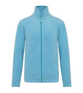 Pánská fleece bunda (KARIBAN FALCO - FULL ZIP MICROFLEECE JACKET)>modrá (cloudy heather)>M