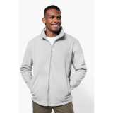 Pánska fleece bunda (KARIBAN FALCO - FULL ZIP MICROFLEECE JACKET) > zelená (sage) > 2XL