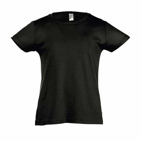 Dievčenské tričko (SOLS CHERRY GIRLS T-SHIRT) > čierna (deep) > 2r