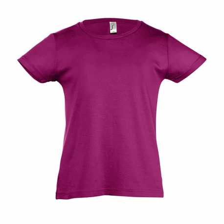 Dievčenské tričko (SOLS CHERRY GIRLS T-SHIRT) > ružová (fuchsia) > 12r
