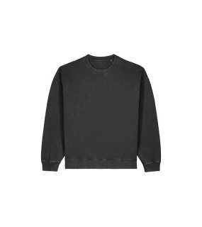 Unisex mikina (STANLEY\STELLA Radder 2.0 Vintage) > čierna (g. dyed rock) > M