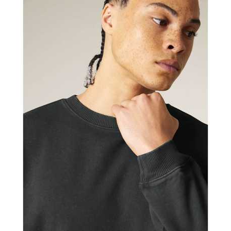 Unisex mikina (STANLEY\STELLA Radder 2.0 Vintage) > čierna (g. dyed rock) > M