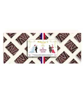 Box with 16 speculoos milk chocolate biscuits 100 g Maxim’s