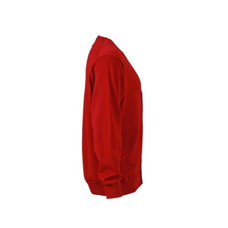 Pánsky sveter (DAIBER Men's V-Neck Cardigan) > červená (bordeaux) > M