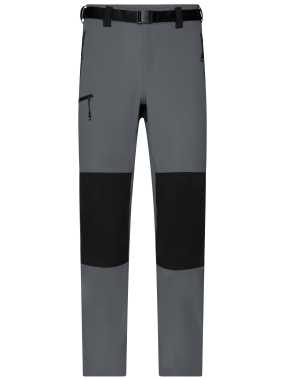 Pánske nohavice (DAIBER Mens Trekking Pants) > šedá (carbon) / čierna > M
