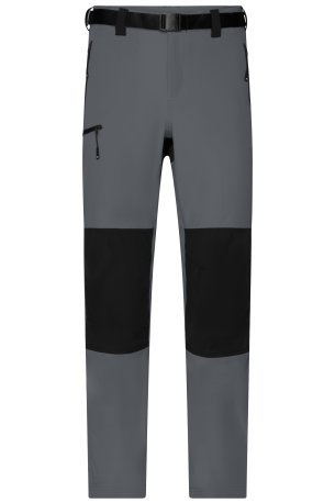 Pánske nohavice (DAIBER Mens Trekking Pants) > šedá (carbon) / čierna > S