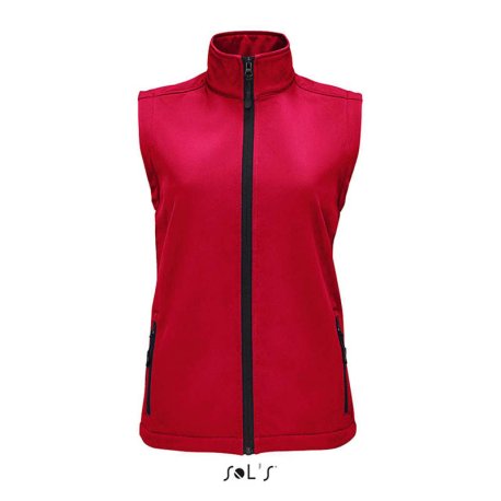 Dámska vesta (SOL'S RACE BW WOMEN - SOFTSHELL BODYWARMER) > červená (pepper) > L