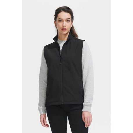 Dámska vesta (SOL'S RACE BW WOMEN - SOFTSHELL BODYWARMER) > červená (pepper) > L