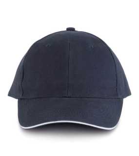 6 panelová šiltovka (KARIBAN ORLANDO MEN CAP) > modrá (navy) / biela