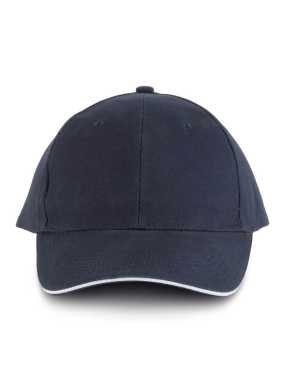 6 panelová šiltovka (KARIBAN ORLANDO MEN CAP) > modrá (navy) / biela