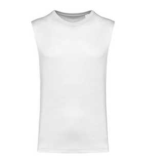 Pánske tielko (ECO-FRIENDLY MEN SLEEVELESS T-SHIRT) > biela > L