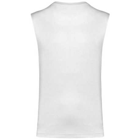 Pánske tielko (ECO-FRIENDLY MEN SLEEVELESS T-SHIRT) > biela > L