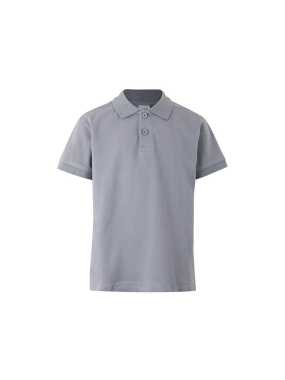 Detská polokošeľa (MUKUA KIDS SHORT SLEEVE POLO) > modrá (fog) > 12/14