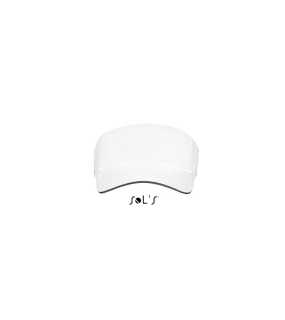Unisex šilt (SOLS ACE UNISEX VISOR) > biela / čierna