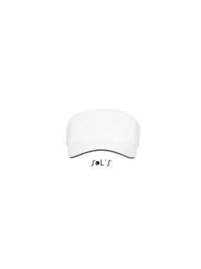 Unisex šilt (SOLS ACE UNISEX VISOR) > biela / čierna