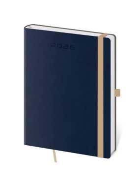 Diár s pútkom (Flexies 2026) - 12 x 16,5 cm > modrá (dark) > týždenný B6