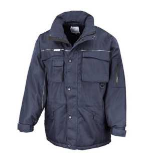 Unisex bunda (RESULT WORKGUARD HEAVY DUTY COMBO COAT) > modrá (navy) > L