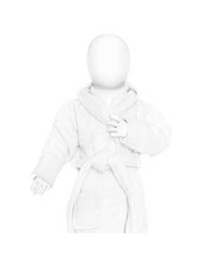 Detský župan (THE ONE Baby Bathrobe) > biela > 98/110