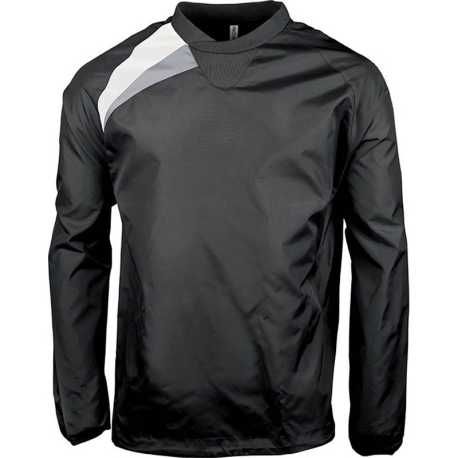 Pánska mikina (Proact ADULTS' RAIN SWEATSHIRT) > čierna / biela / šedá (storm) > 4XL