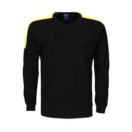 Pánske tričko (PROJOB T-SHIRT LONG SLEEVED) > čierna > 2XL