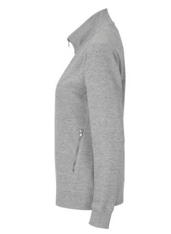 Dámska mikina (COTTOVER F. TERRY FZ COLLAR LADY) > šedá (melange) > XS