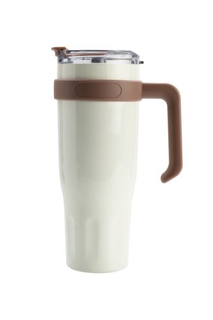Termohrnček XXL so slamkou (VANILLA SEASON) > béžová