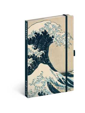 Zápisník (Katsushika Hokusai) - 13 x 21 x 2 cm > linajkový