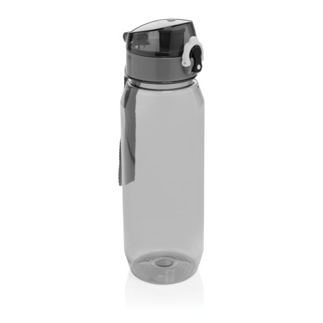 Uzamykateľná fľaša na vodu Yide 800ml RCS RPET > čierna