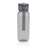 Uzamykateľná fľaša na vodu Yide 800ml RCS RPET > čierna