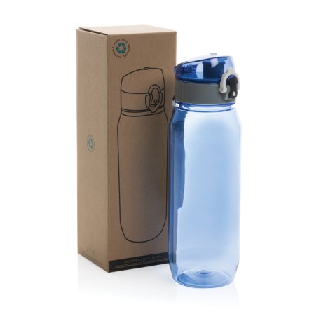 Uzamykateľná fľaša na vodu Yide 800ml RCS RPET > modrá