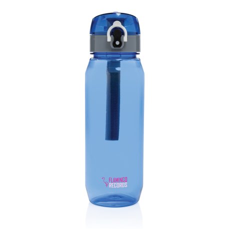 Uzamykateľná fľaša na vodu Yide 800ml RCS RPET > modrá