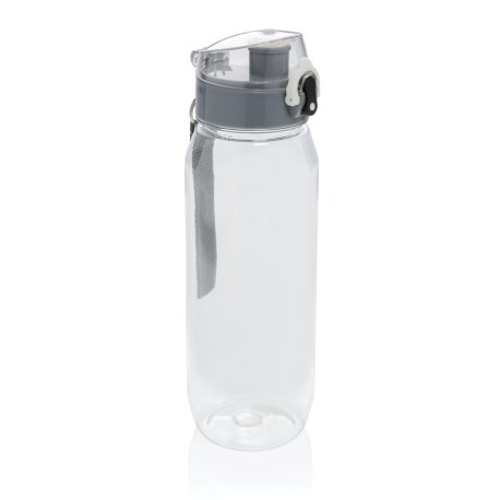 Uzamykateľná fľaša na vodu Yide 800ml RCS RPET > transparentná