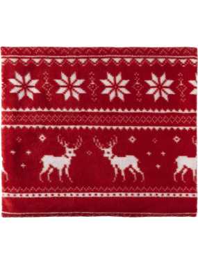 Fleece deka > červená