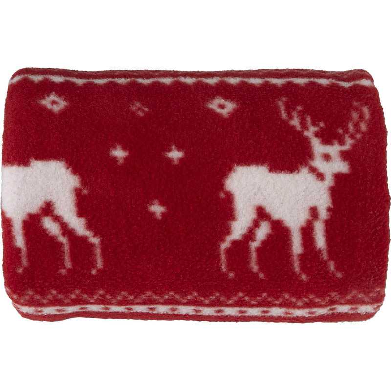 Fleece deka > červená
