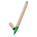 Dotykové guľôčkové pero z recyklovaného papiera > prírodná (natural)