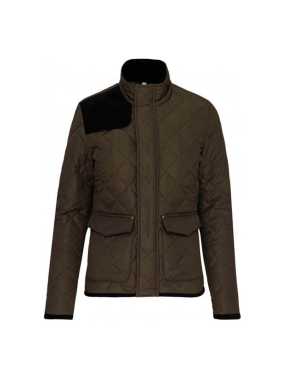 Pánska bunda (Kariban"MEN'S QUILTED JACKET") > zelená (mossy) / čierna > S