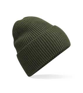 Unisex čiapka (Beechfield Oversized Cuffed Beanie) > zelená (olive)