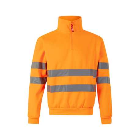 Pánska mikina (VELILLA HV SWEATSHIRT) > oranžová (hi-vis) > 4XL