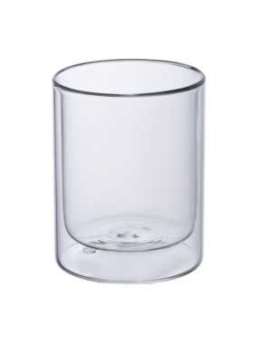 Dvojstenný sklenený pohár 330 ml > transparentná