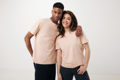 Tričko Iqoniq Teide z recykl. bavlny > oranžová (peach nectar) > 4XL