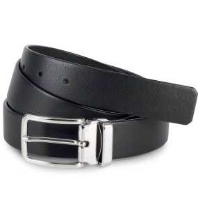 Opasok (K-UP"CLASSIC BELT IN FULL GRAIN LEATHER - 30MM") > čierna