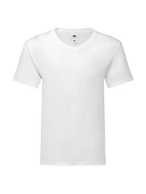 Unisex tričko (FOL ICONIC 150 V-NECK T)>biela>4XL