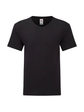 Unisex tričko (FOL ICONIC 150 V-NECK T)>čierna>3XL